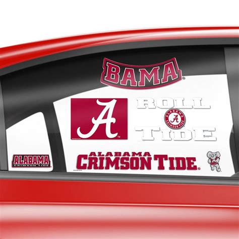 Alabama Crimson Tide Decals 5ct | Party City