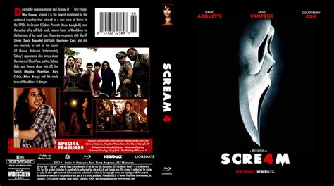 SCREAM 4 (2011) - Blu-Ray Insert (Front / Back) by wbheffelfinger on DeviantArt