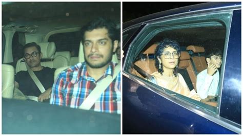 Aamir, Kiran Rao and family spotted at Salman's home ahead of Ira Khan wedding | Bollywood ...