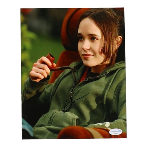 Elliot Page Signed "Juno" 8x10 Photo (ACOA) | Pristine Auction