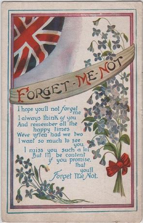 Vintage postcard - Forget-Me-Not | Vintage Postcards