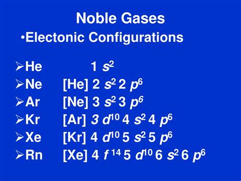 PPT - Noble Gases PowerPoint Presentation, free download - ID:4507465