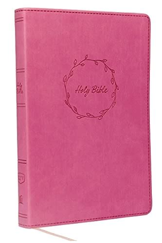 KJV, Thinline Bible, Leathersoft, Pink, Red Letter, Comfort Print: Holy Bible, King James ...