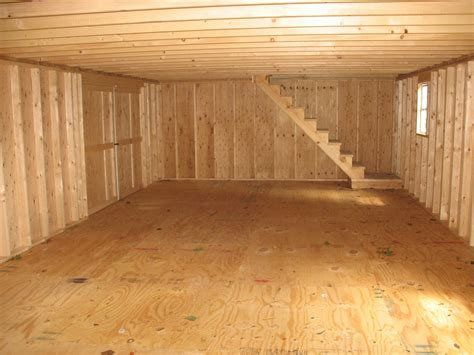 The first floor of a two-story storage building. | Built in storage, Shed, Shed storage