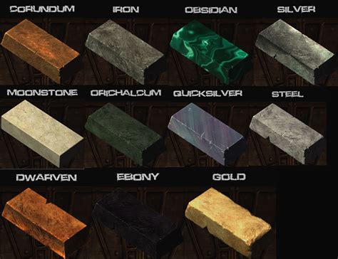 HD Ore And Ingots | Skyrim nexus mods, Ingot, Skyrim