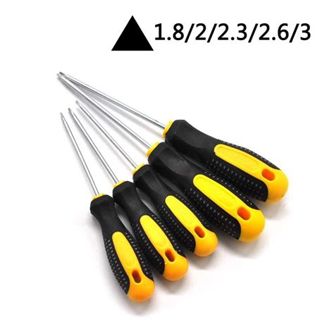 5pcs Screwdriver Set Triangle 1.8/2.3/2.6/3.0 Triangle Bits Screwdiver ...