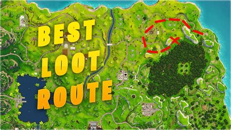 Best Loot Route In The Game - (Fortnite Battle Royale) 2018! - YouTube