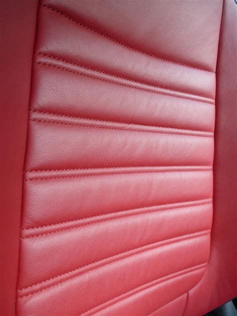 Free Stock Photo 16333 Red leather car seat texture | freeimageslive