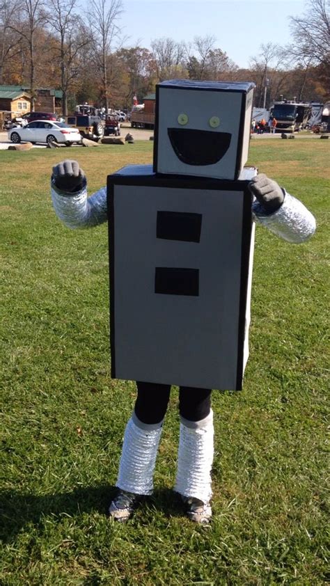 Dancing robot Halloween costume. Speakers in front attach to iPod on ...