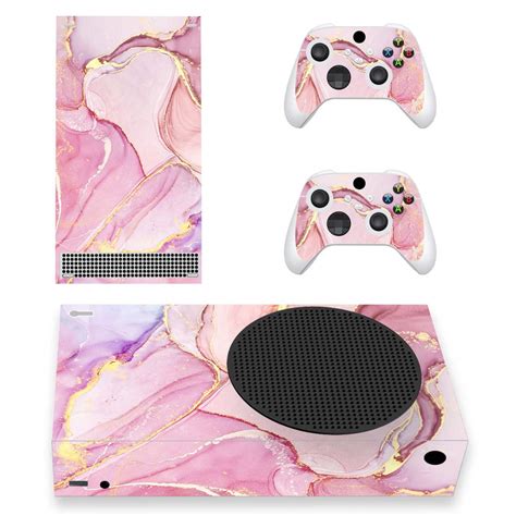 Buy PlayVital Cosmic Pink Gold Marble Effect Custom Vinyl Skins for ...