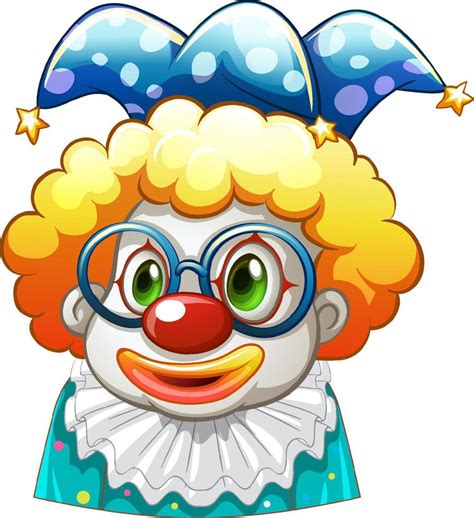 A clown cartoon colourful character 6891817 Vector Art at Vecteezy