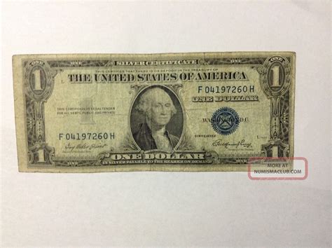 1935 A $1 Silver Certificate