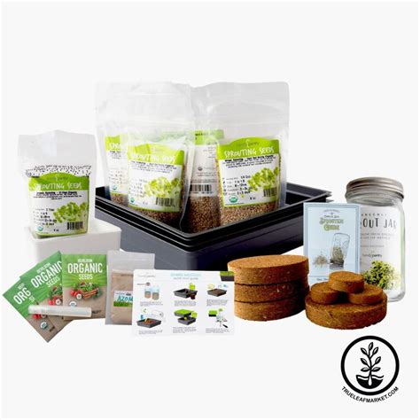 Basic Growing For Health Kit - Sprouts, Microgreens, and Wheatgrass ...