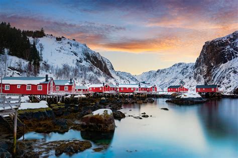 Nusfjord Fishing Village - Photographic print for sale