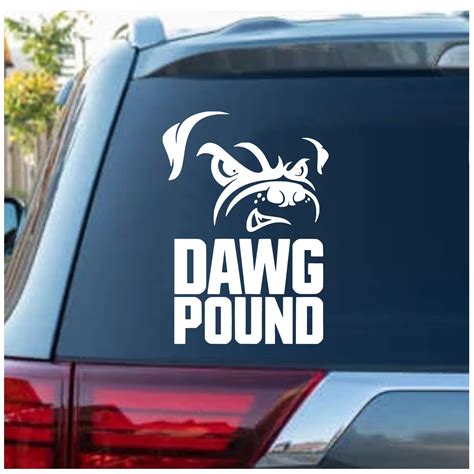 Cleveland Browns Dog Pound Decal Sticker With Words | Custom Made In ...