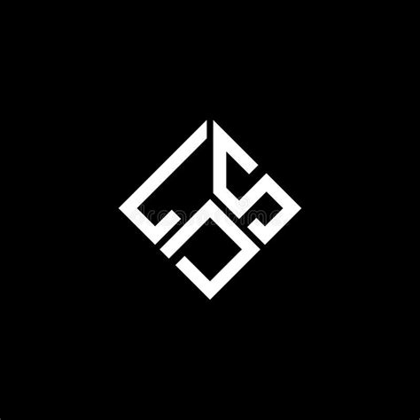 LDS Letter Logo Design on Black Background. LDS Creative Initials Letter Logo Concept Stock ...