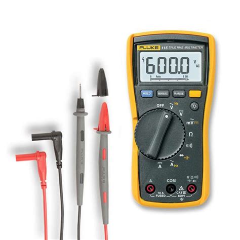 Fluke 115 True RMS Auto Ranging Digital Multimeter 600v 10a - Testermans