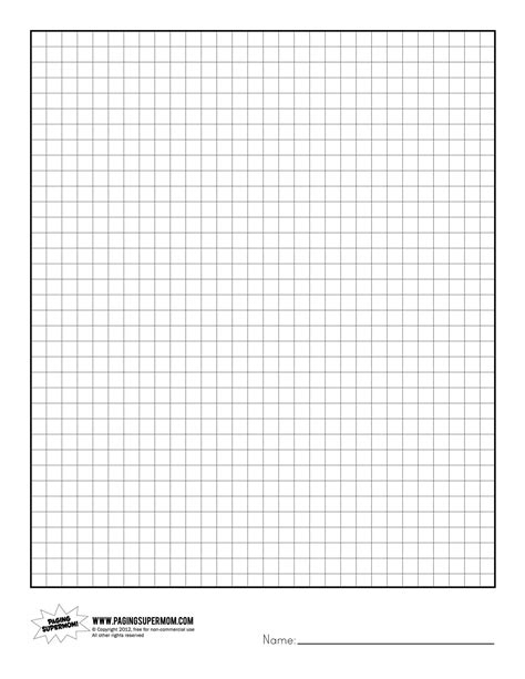 11X17 Printable Graph Paper