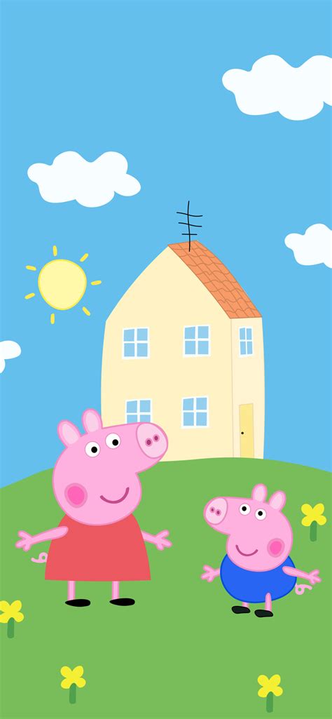 Peppa Pig House Wallpaper for Phone - Aesthetic Peppa Pig Wallpaper