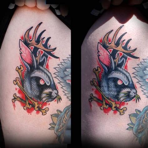 27 Creative and Unique Jackalope Tattoos Images - Page 2 of 2 - List Bark