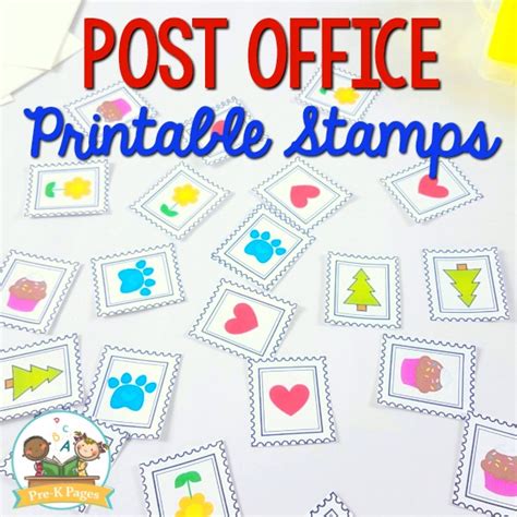 Pretend Printable Stamps