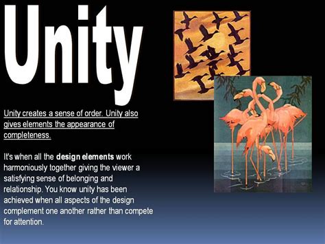 Unity In Principles Of Design