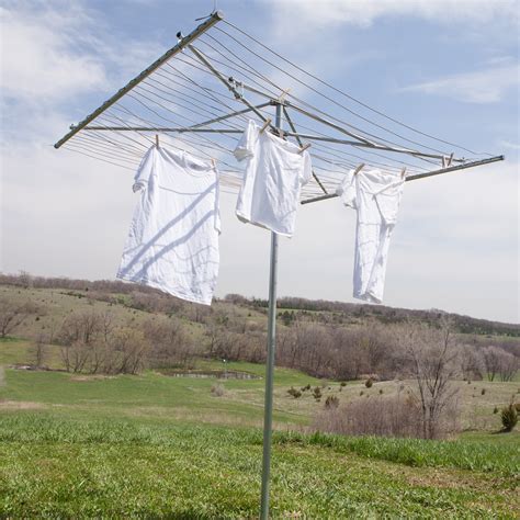 Household Essentials H-150 30-Line Outdoor Parallel Clothesline - Clotheslines at Hayneedle