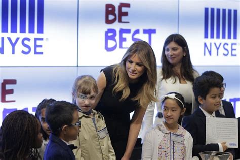 First Lady Melania Trump Rings NY Stock Exchange Bell