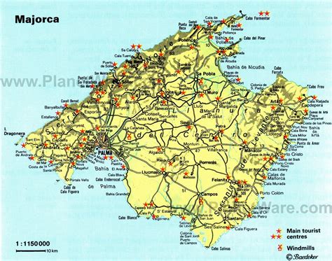 Majorca Map - Tourist Attractions | Majorca, Palma mallorca, Mallorca