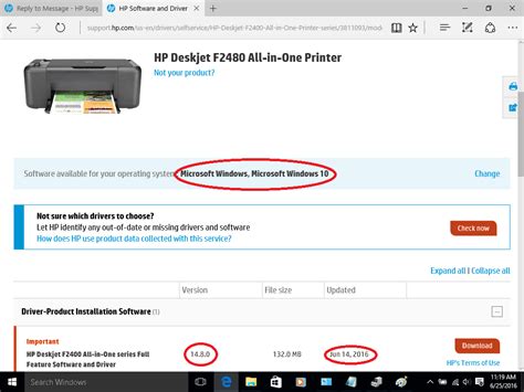 Solved: HP Deskjet F2480 Windows 10 Drivers - HP Support Community ...