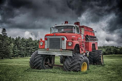 Monster Fire Truck Photograph by Guy Whiteley - Pixels