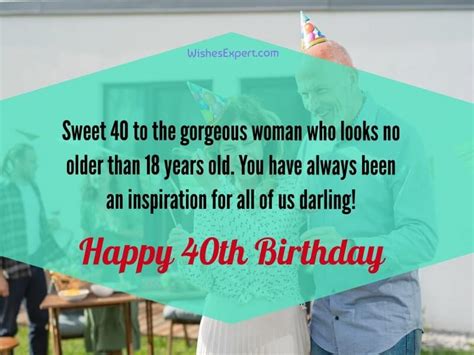 60 Best Happy 40th Birthday Wishes And Messages