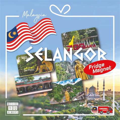 Malaysia Selangor Gift Batu Caves/Zoo Negara Souvenir Fridge Magnet 9cm x 5.5cm | Shopee Malaysia