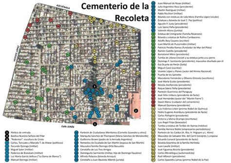 Plano del Cementerio de la Recoleta | Cementerio recoleta, Cementerio, Mapas