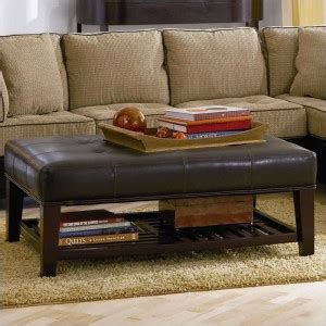 Large Leather Ottoman Coffee Table | Coffee Table Design Ideas