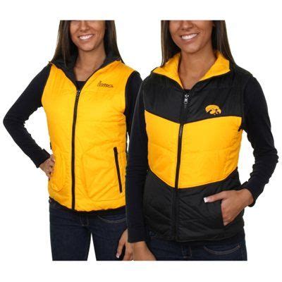 Columbia Iowa Hawkeyes Women's Triple-Option Vest - Black/Gold | Iowa ...