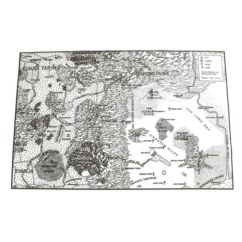 Runequest – Sartar Map – All Rolled Up