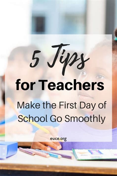 First Day of School Tips for Teachers - My Blog