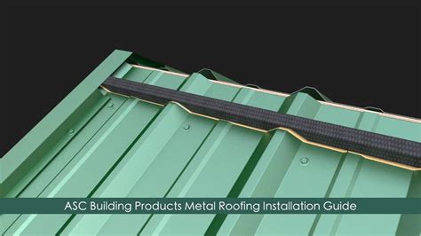 How to install Metal Roofing 3ft panels-ASC Building Products - YouTube | Metal roof ...