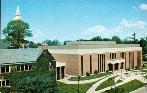 Library Postcards: Library, Wheaton College, Wheaton, Illinois