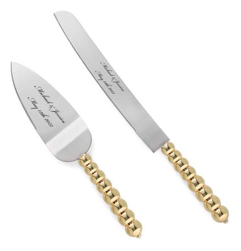 Personalized Wedding Cake Cutting KNIFE & SERVER SET Custom - Etsy