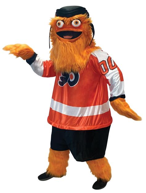 Gritty Mascot Costume NHL's Philadelphia Flyer, Adult One Size