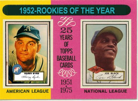 Cards That Never Were: 1975 Topps 1952 Rookies of the Year