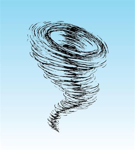 How To Draw A Realistic Tornado