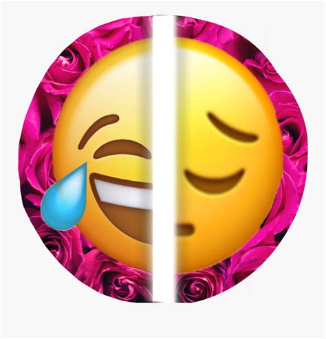 #happy #sad #emoji - Happy Sad Double Face , Free Transparent Clipart - ClipartKey