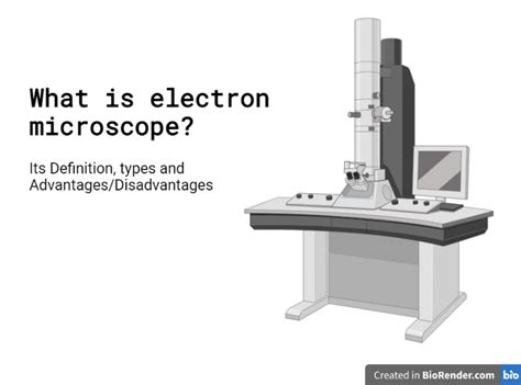 Electron microscope: Definition,Types,Advantages/disadvantages