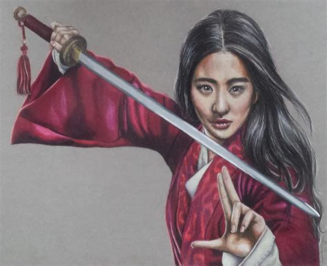 Liu Yifei as Mulan by elfaba1993 on DeviantArt