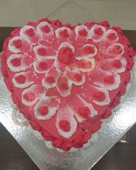 Heart Shape Mix Fruit Cake | Cake Bake Baroda