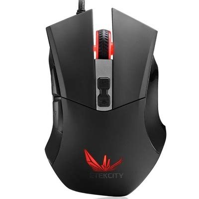 Etekcity® Scroll X1 (M555) 2400 DPI Wired USB Optical Gaming Mouse with 7 Programmable Buttons ...