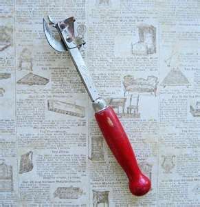 Vintage A & J Can Opener Red Handle Kitchen Early 1920s wem | Vintage memory, Vintage kitchen ...